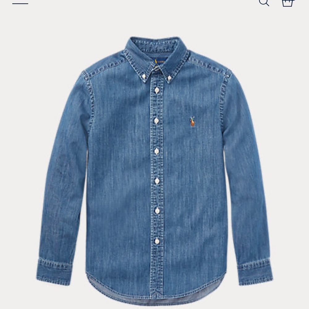 Big Boys Denim Ralph Lauren shirt